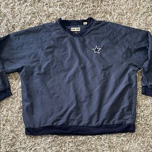 North End Navy Blue Star Sweatshirt size XL